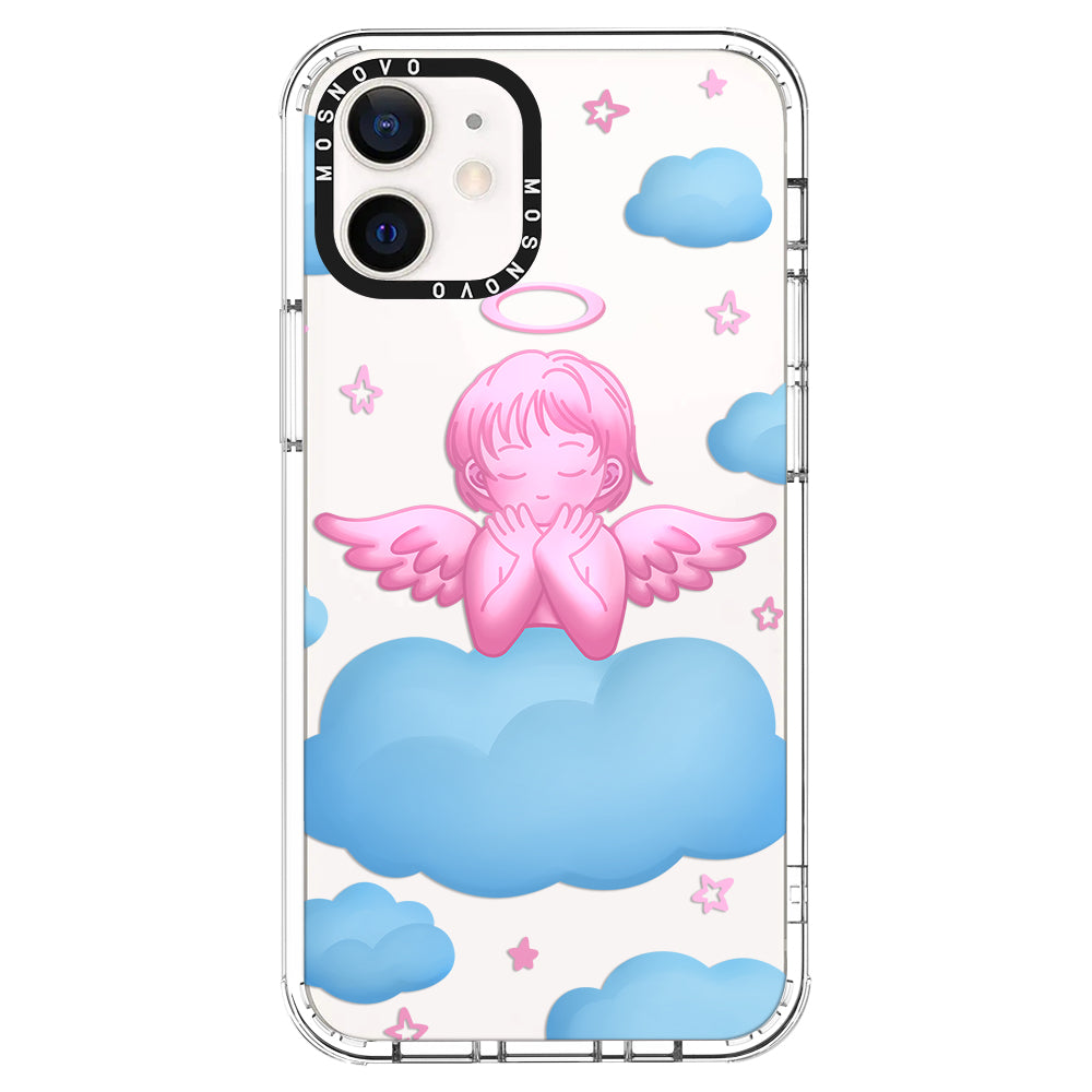 Pink Serenity Angel Phone Case - iPhone 12 Case