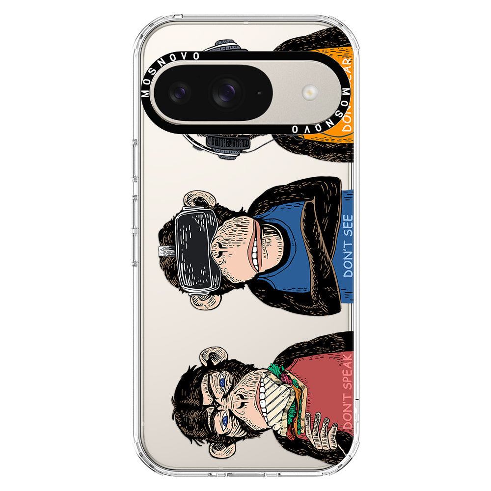 Don't Speak, Don't See,Don't Hear Phone Case - Google Pixel 9 Case