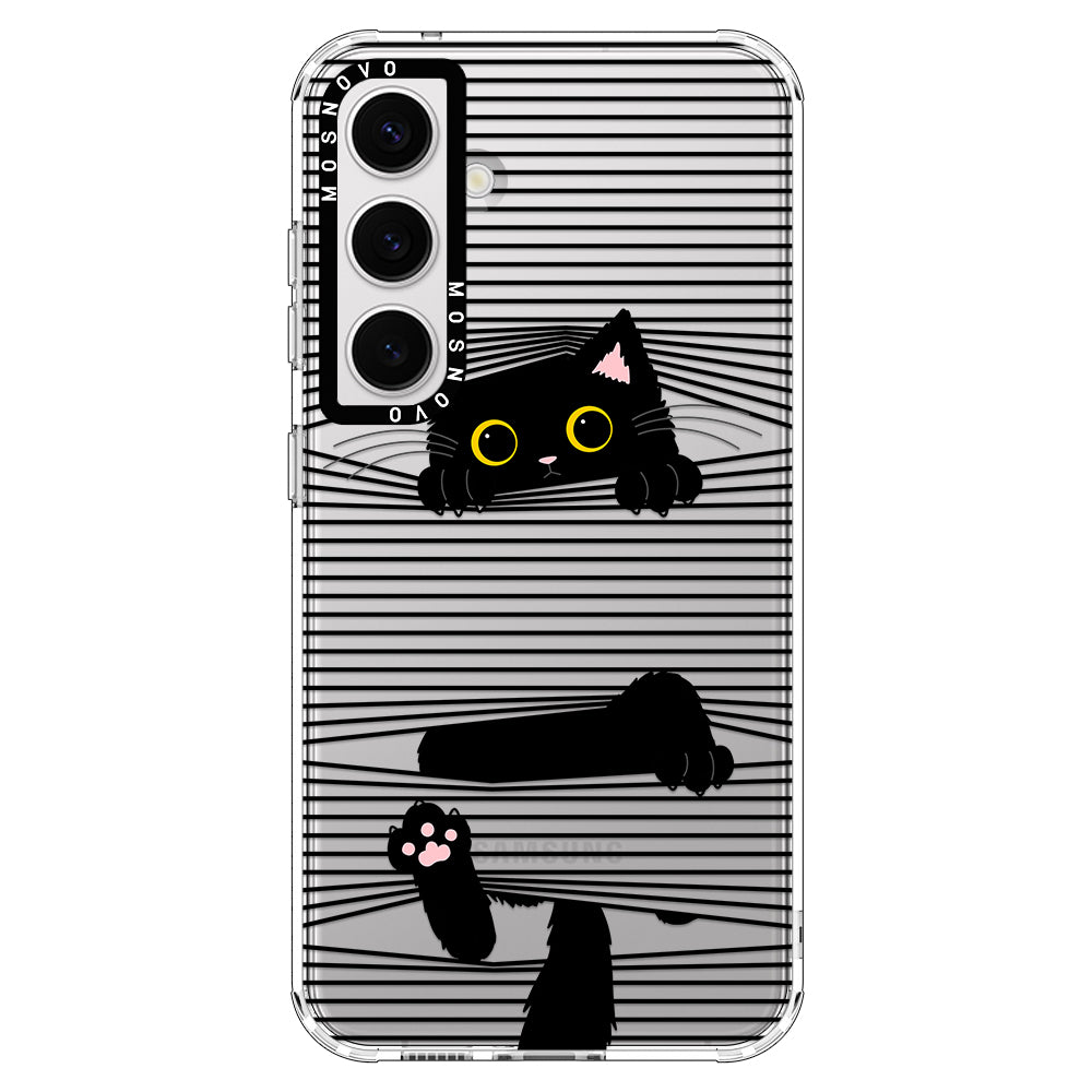 Hidden Black Cat Phone Case - Samsung Galaxy S24 Case