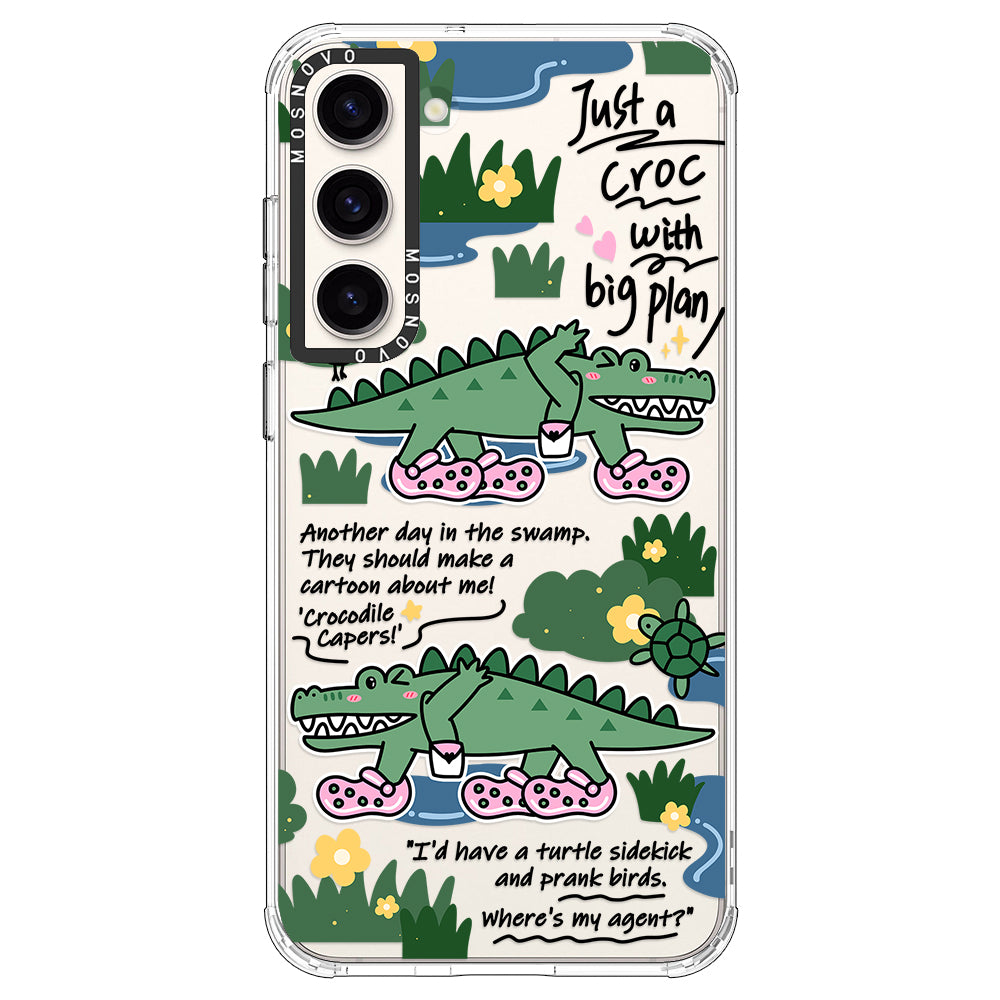 Croc with Big Plan Phone Case - Samsung Galaxy S23 Plus Case