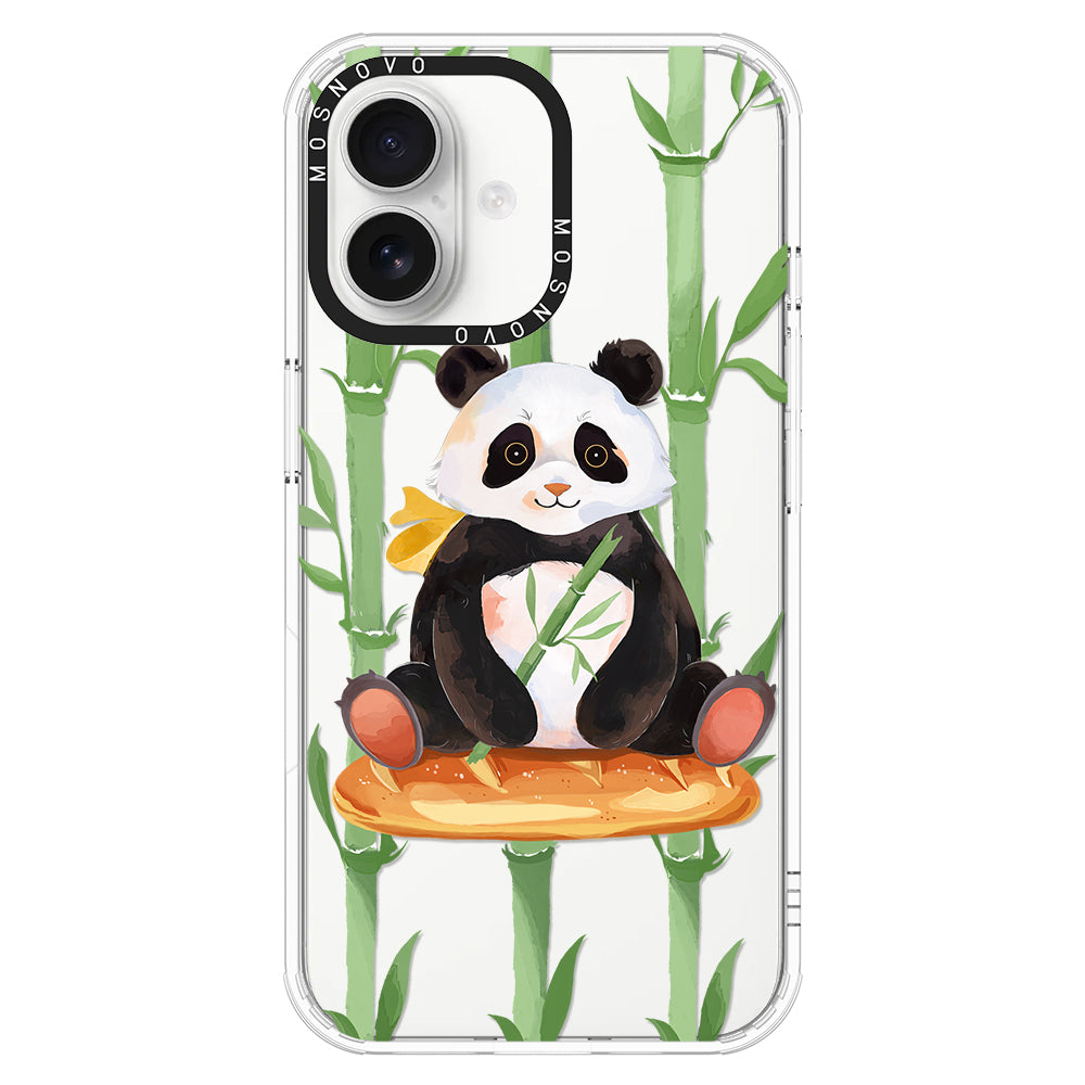 Bamboo Panda Phone Case - iPhone 16 Case - MOSNOVO