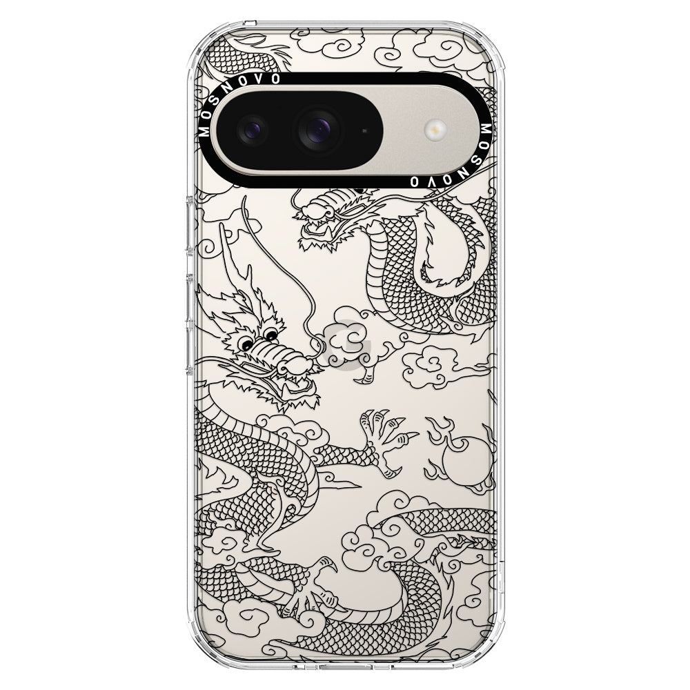 Black Dragon Phone Case - Google Pixel 9 Case