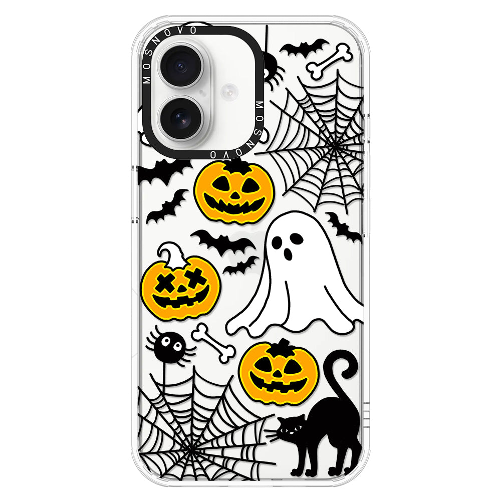 Halloween Pumpkin Phone Case - iPhone 16 Plus Case - MOSNOVO