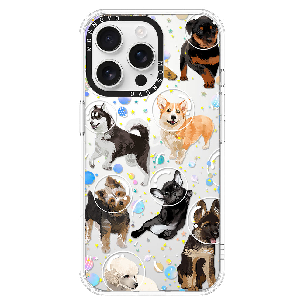 Space Dog Phone Case - iPhone 16 Pro Max Case - MOSNOVO