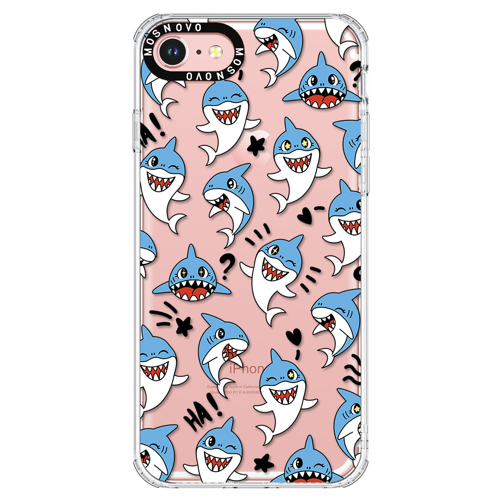 Cute Sharks Phone Case - iPhone SE 2022 Case