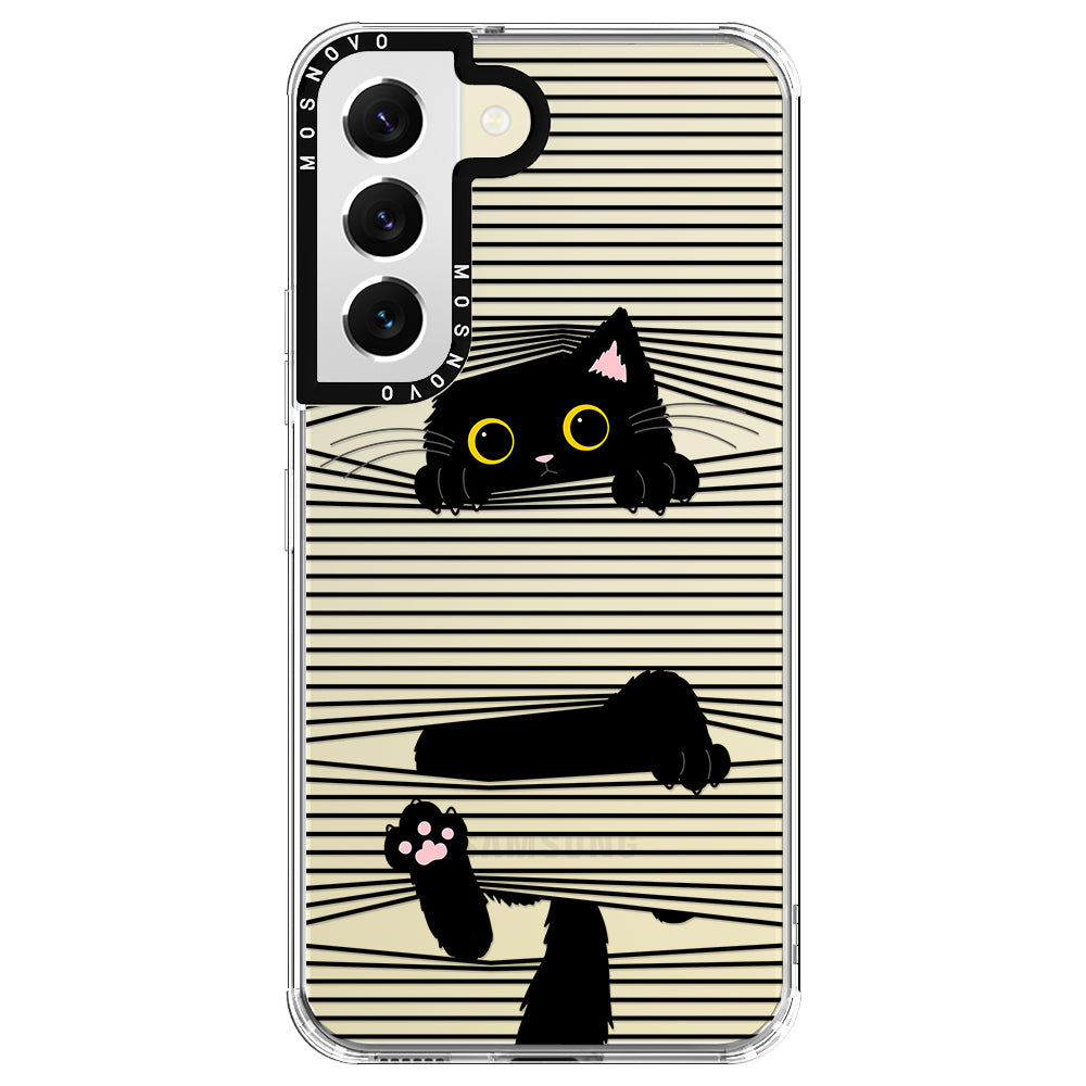 Hidden Black Cat Phone Case - Samsung Galaxy S22 Case