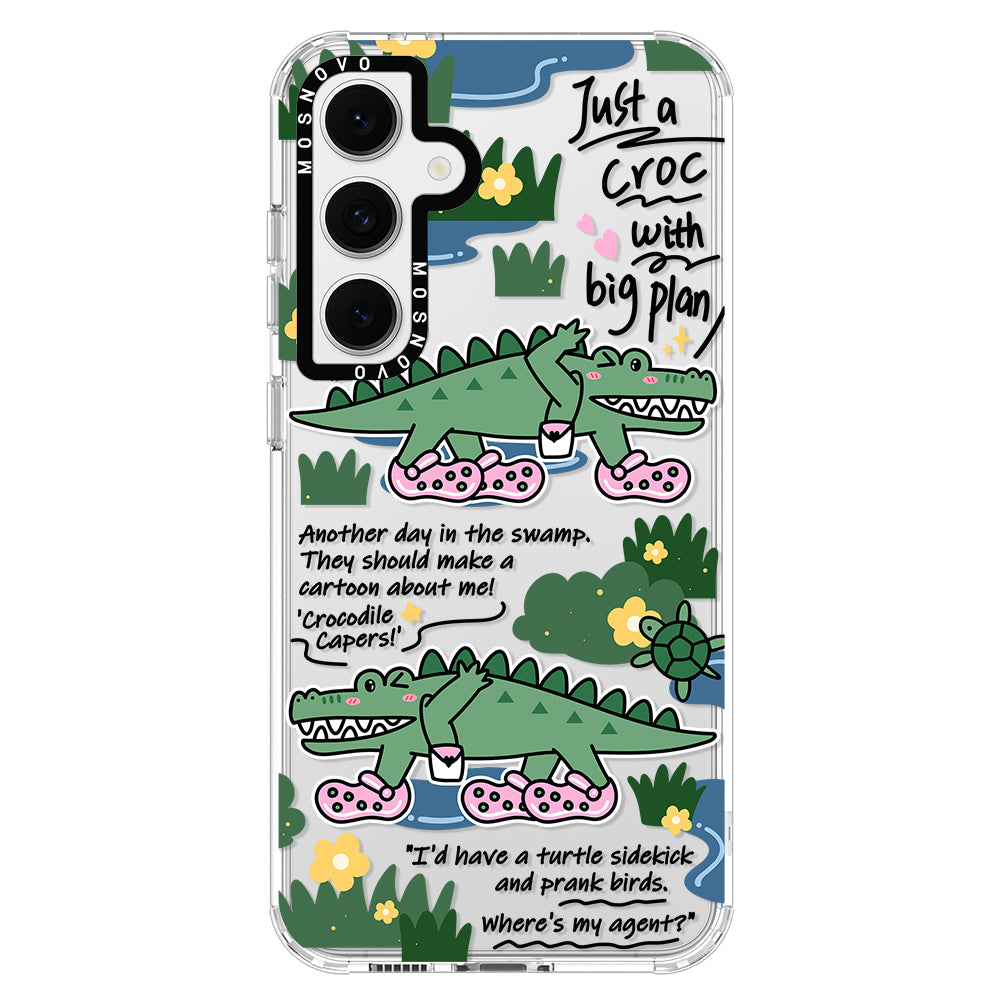 Croc with Big Plan Phone Case - Samsung Galaxy S24 FE Case