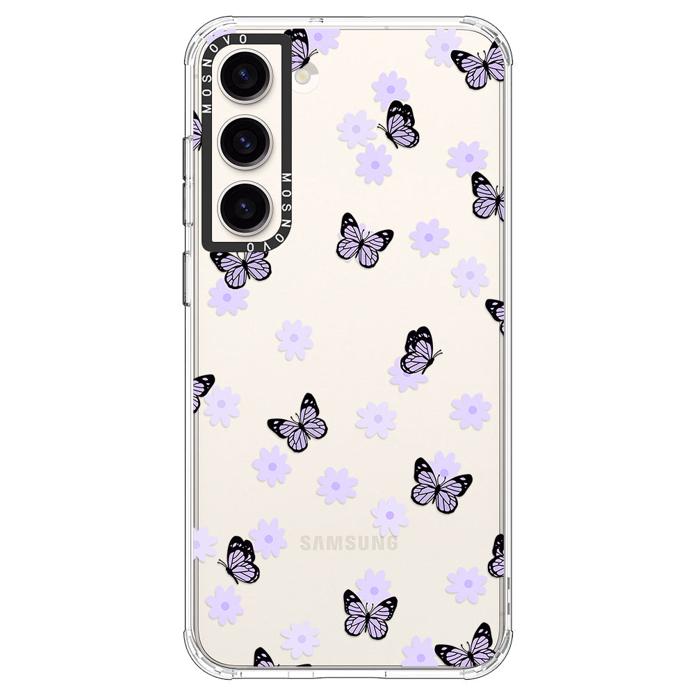 Lilac Butterfly Phone Case - Samsung Galaxy S23 Case