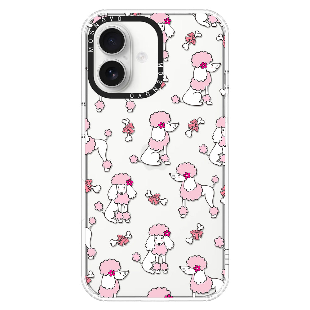 Cute Poodle Phone Case - iPhone 16 Case - MOSNOVO