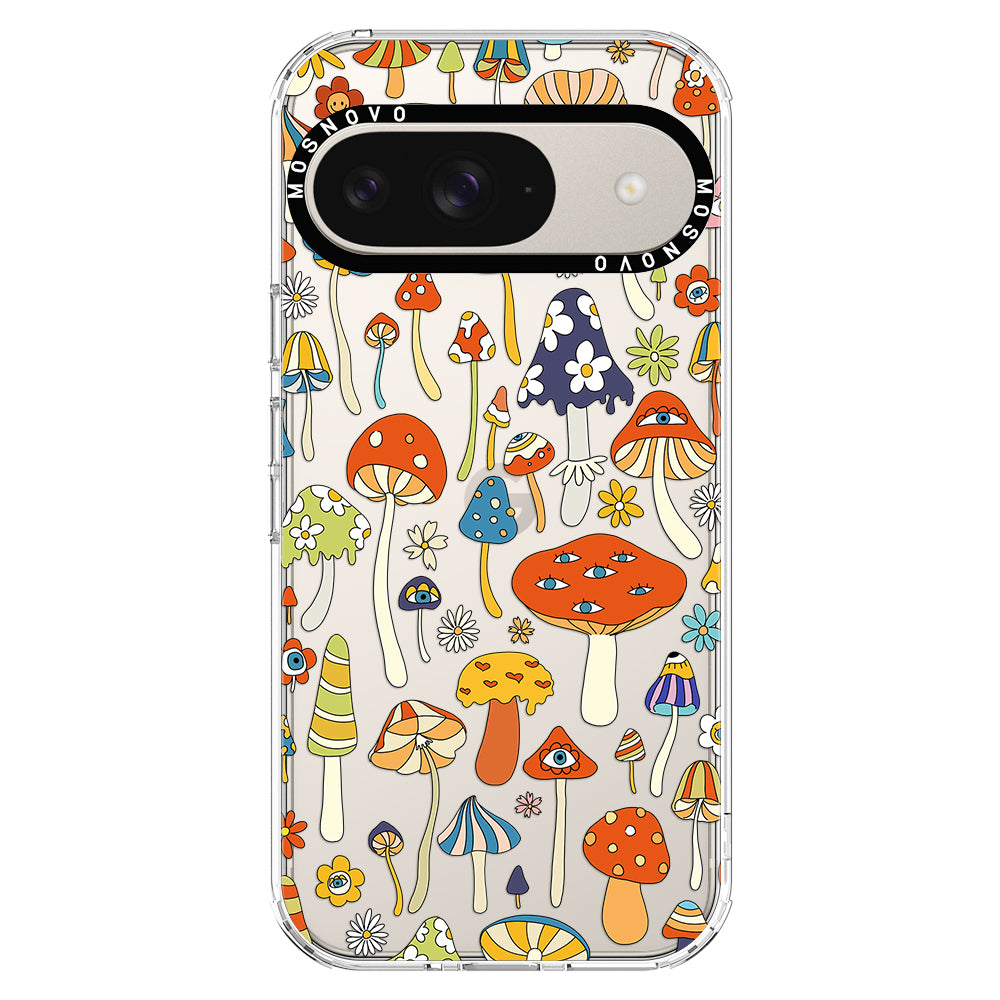 Mushroom Art Phone Case - Google Pixel 9 Case