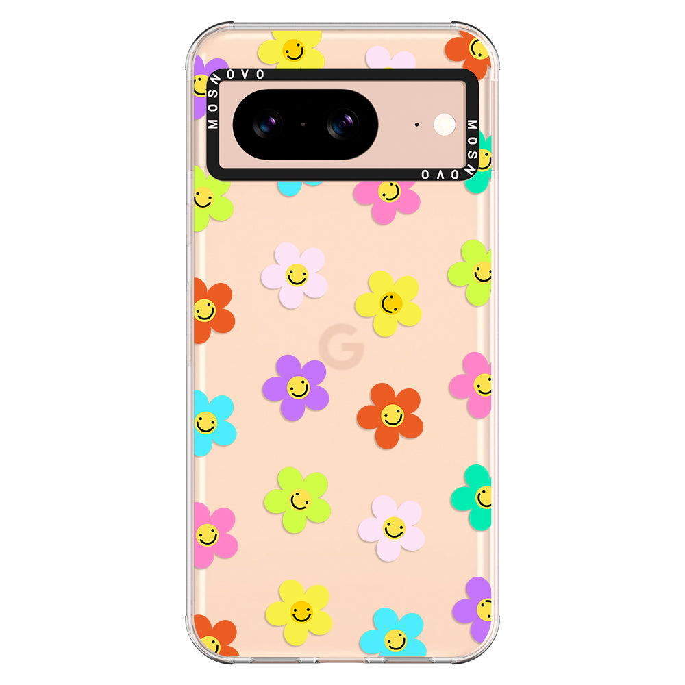 Smile Floral Phone Case - Google Pixel 8 Case