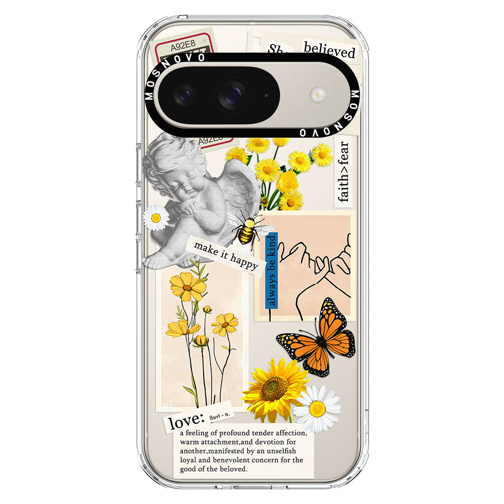 Vintage Collage Art Phone Case - Google Pixel 9 Case