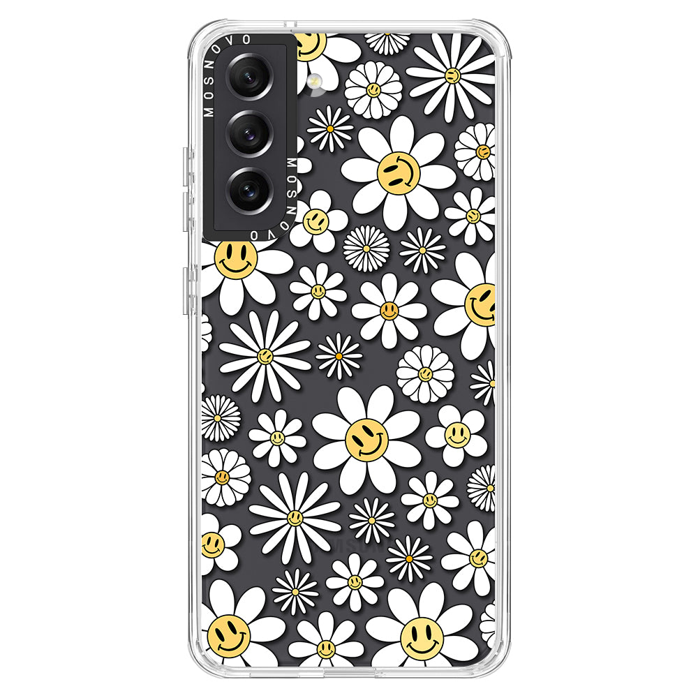 Happy Daisy Blooms Phone Case - Samsung Galaxy S21 FE Case