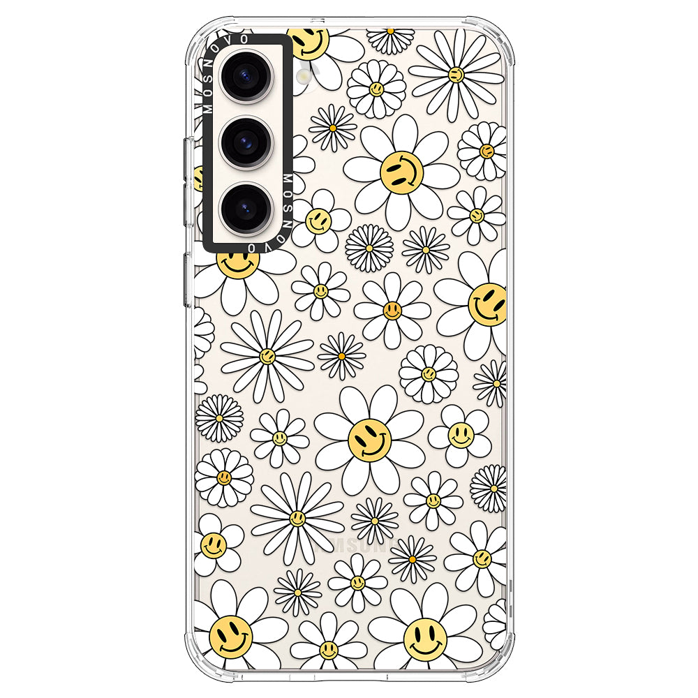 Happy Daisy Blooms Phone Case - Samsung Galaxy S23 Plus Case