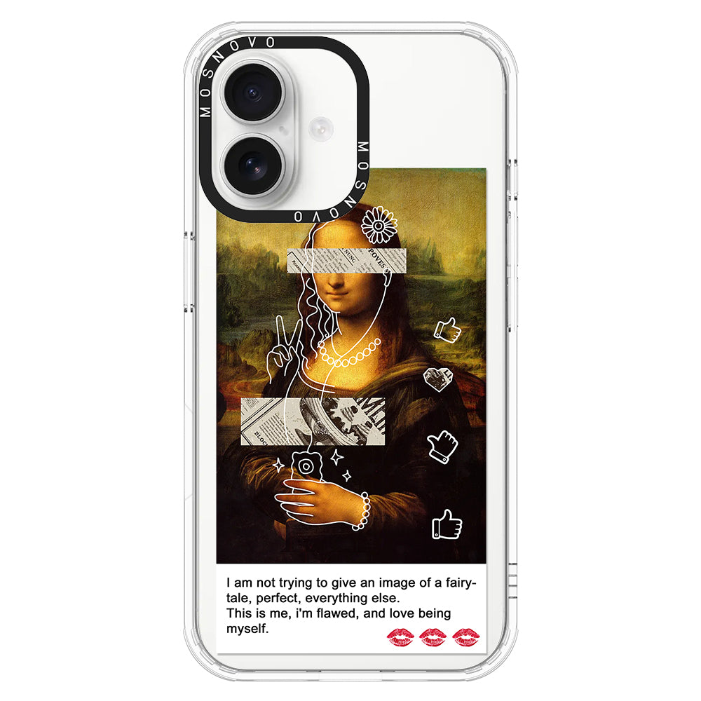 Selfie Artwork Phone Case - iPhone 16 Plus Case - MOSNOVO