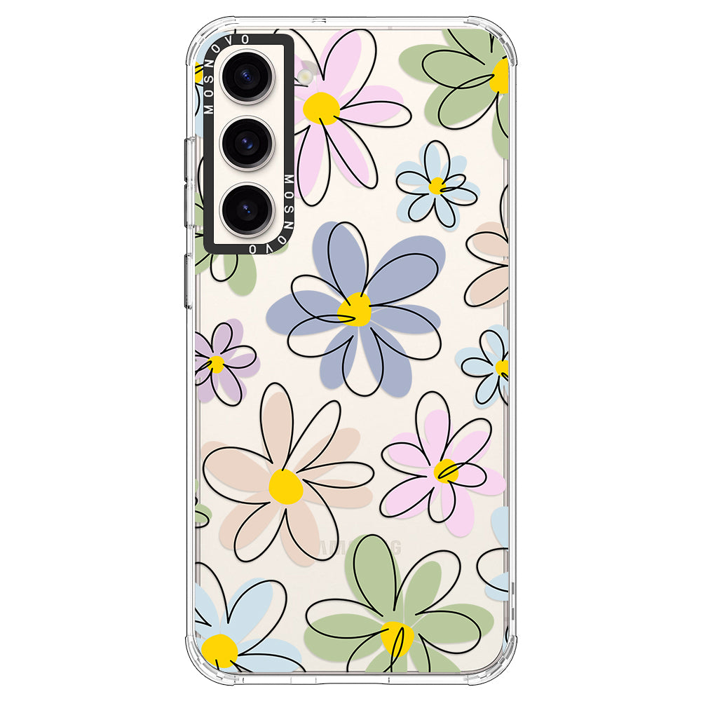 Linear Blooms Phone Case - Samsung Galaxy S23 Plus Case