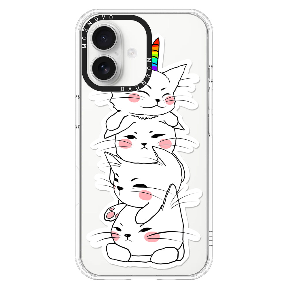 Squishcat Phone Case - iPhone 16 Case - MOSNOVO