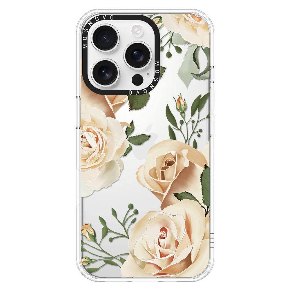 Champagne Roses Phone Case - iPhone 16 Pro Case - MOSNOVO