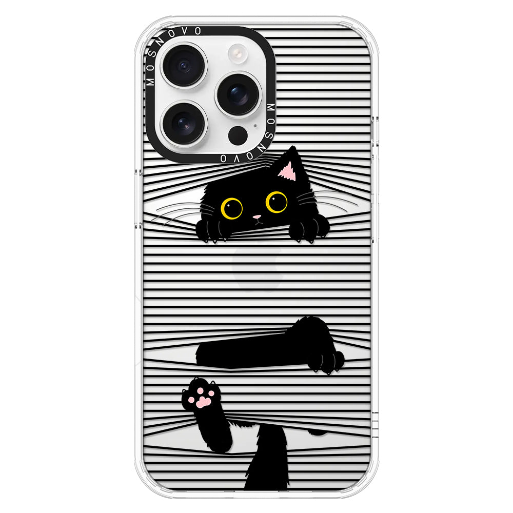 Hidden Black Cat Phone Case - iPhone 16 Pro Max Case