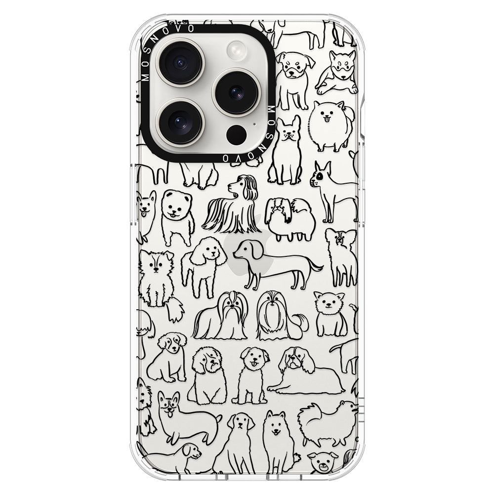 Dogs Phone Case - iPhone 16 Pro Max Case - MOSNOVO