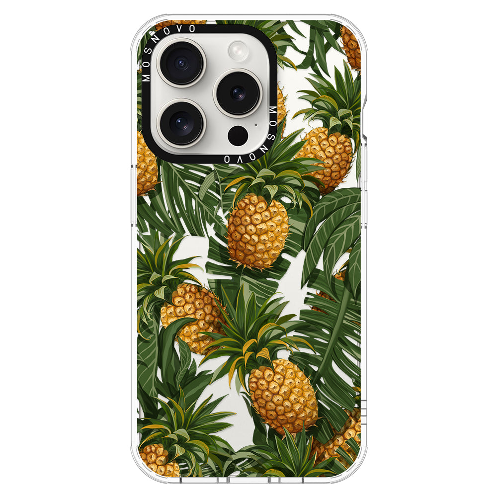 Pineapple Botany Phone Case - iPhone 16 Pro Case - MOSNOVO