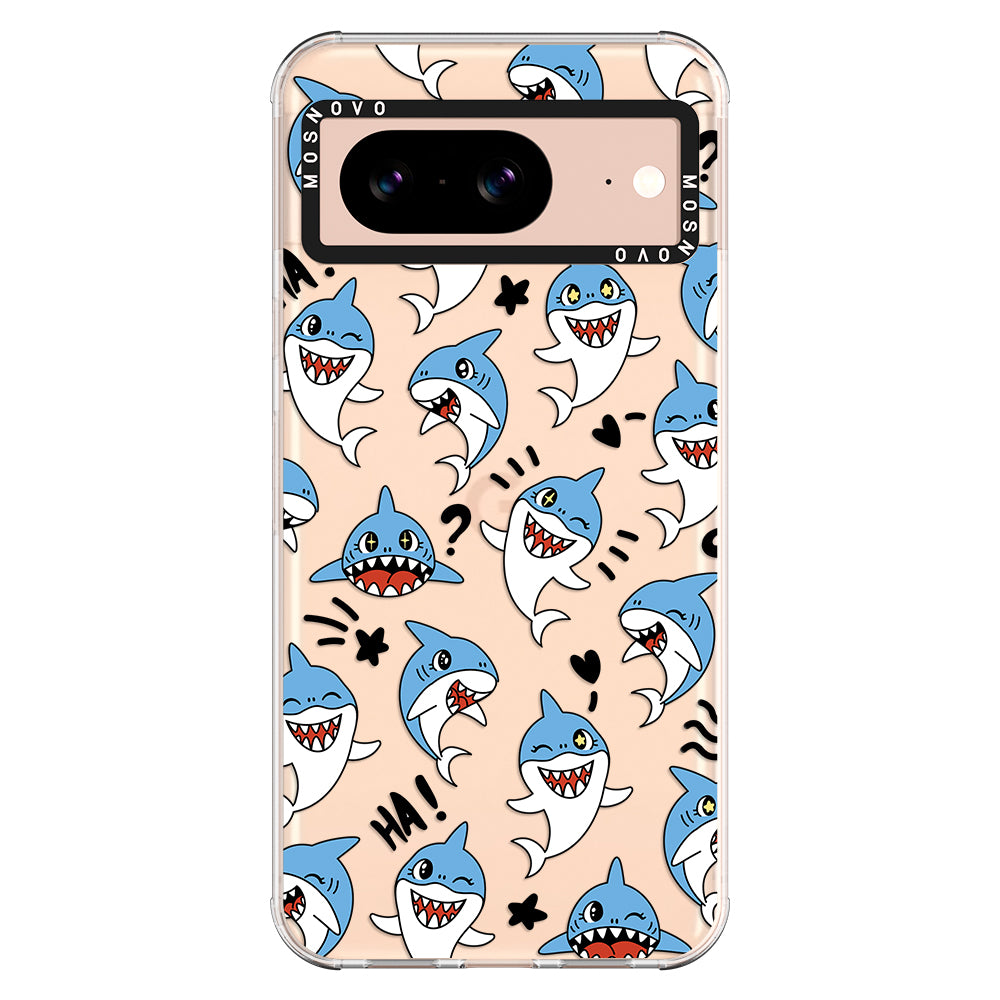 Cute Sharks Phone Case - Google Pixel 8 Case