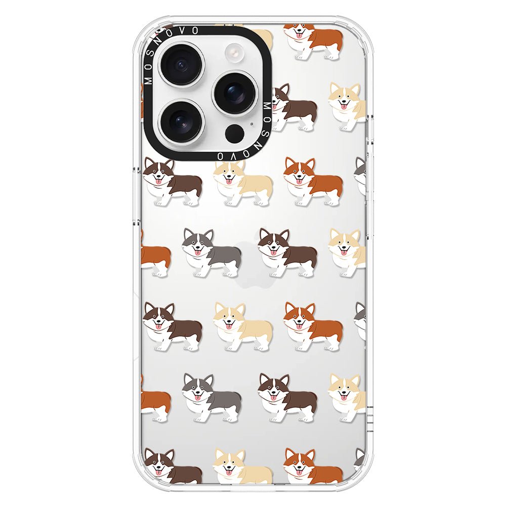 Cute Corgi Phone Case - iPhone 16 Pro Max Case - MOSNOVO