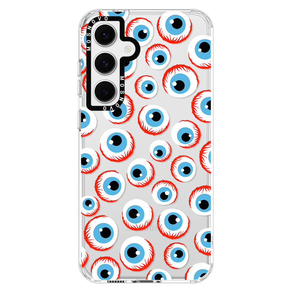 Scary Eyeball Phone Case - Samsung Galaxy S24 FE Case - MOSNOVO