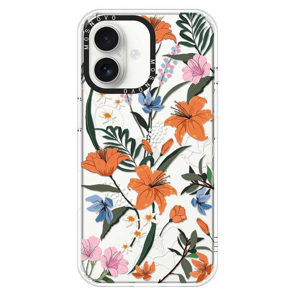 Lily Garden Phone Case - iPhone 16 Plus Case - MOSNOVO