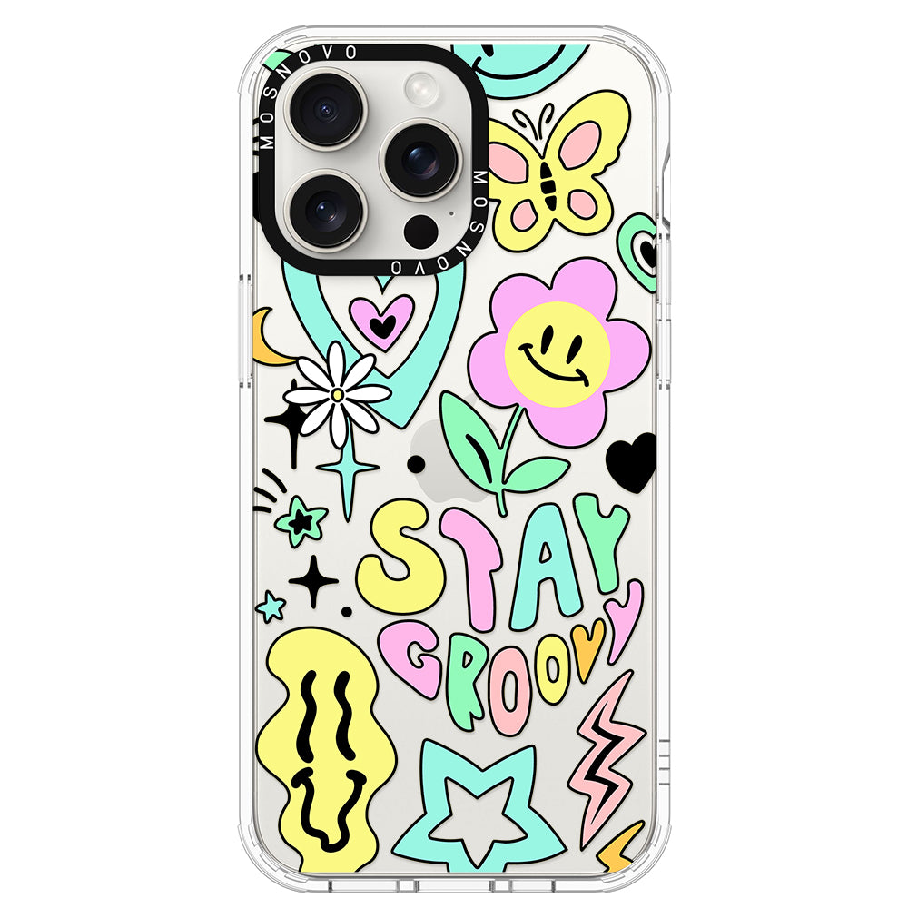 Stay Groovy Phone Case - iPhone 15 Pro Max Case