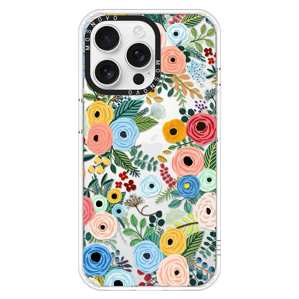 Pastel Perfection Flower Phone Case - iPhone 16 Pro Max Case - MOSNOVO