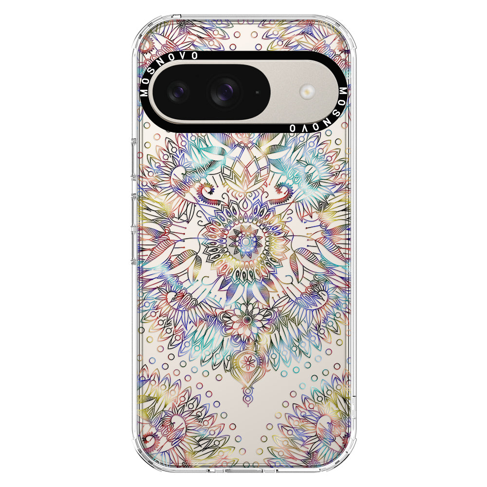 Rainbow Mandala Phone Case - Google Pixel 9 Case