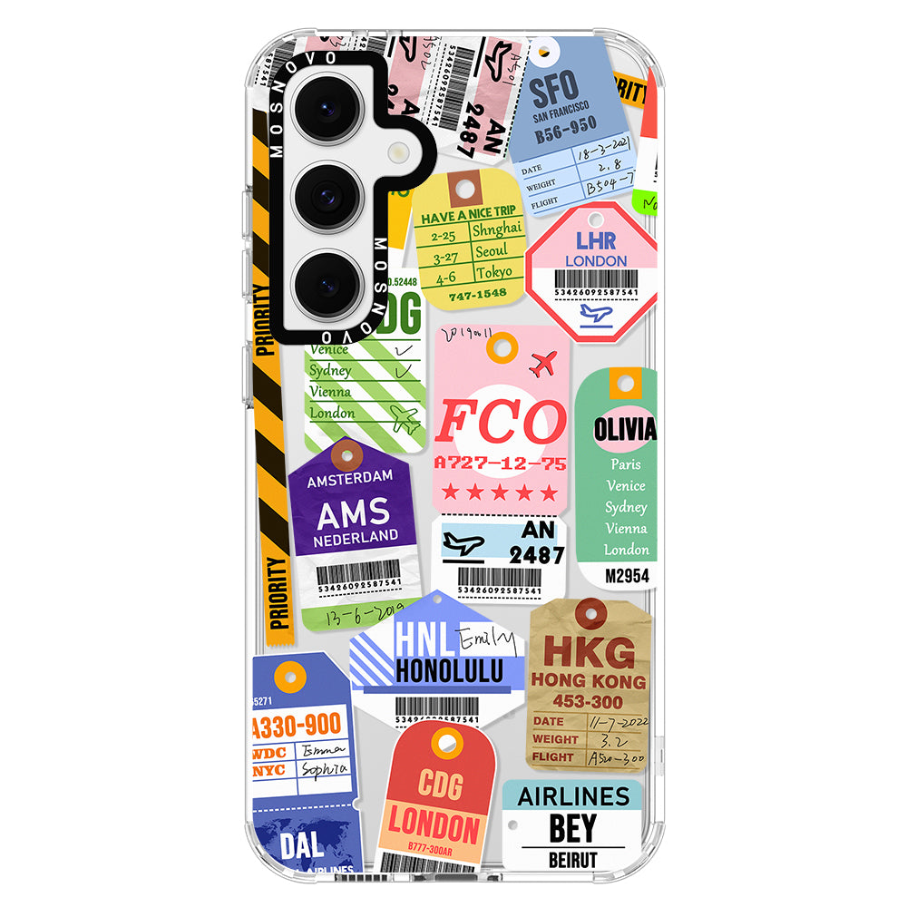 Ticket Label Phone Case - Samsung Galaxy S24 FE Case - MOSNOVO