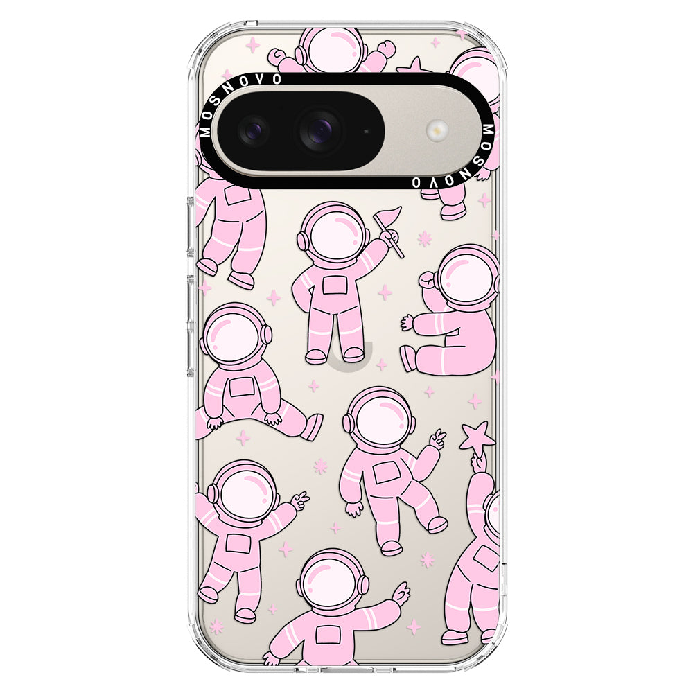 Pink Astronaut Phone Case - Google Pixel 9 Case