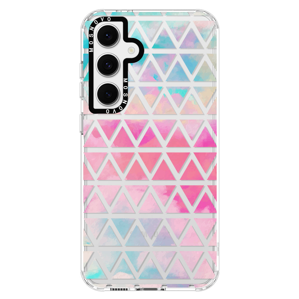 Gradient Triangles Phone Case - Samsung Galaxy S24 FE Case - MOSNOVO