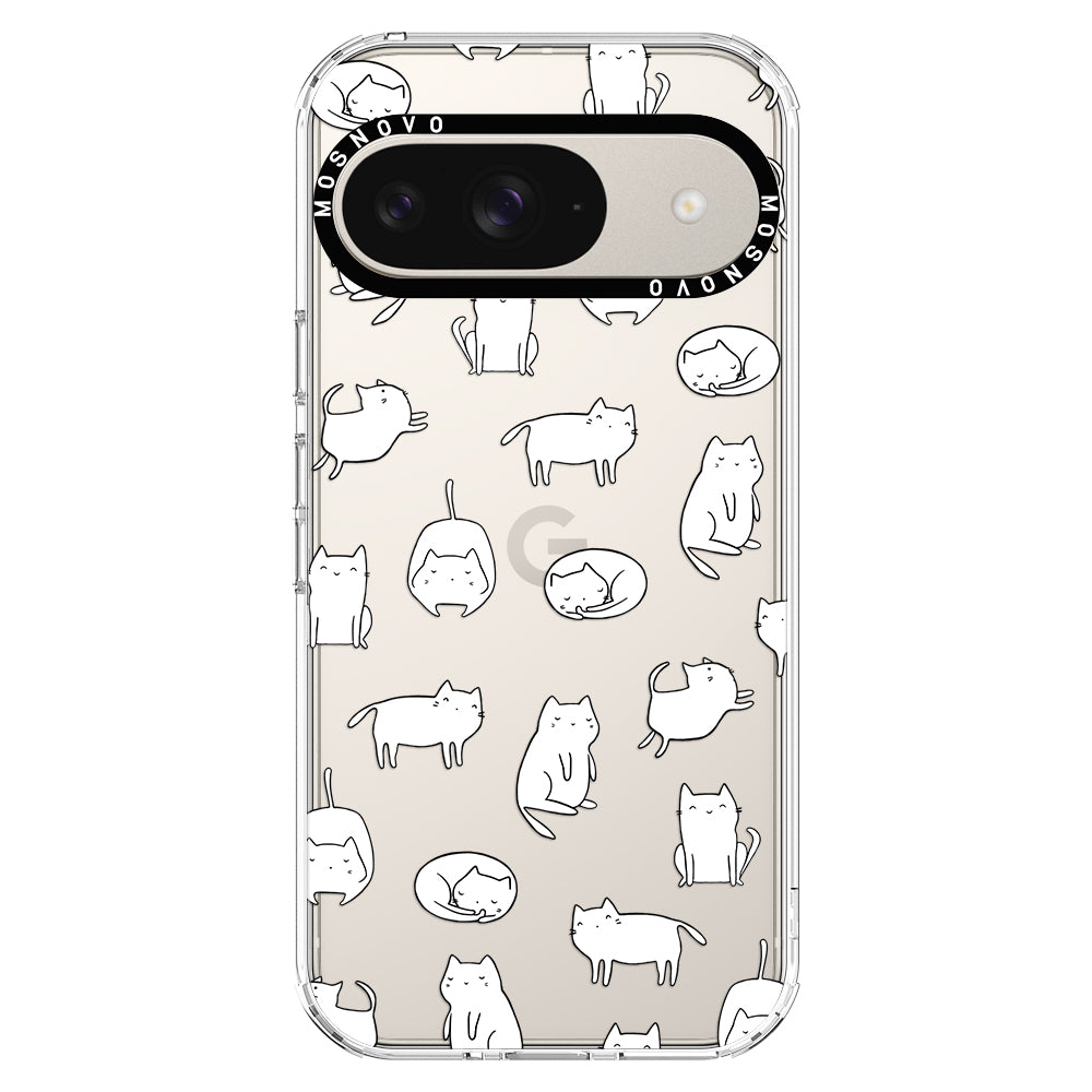 Kawaii Cat Phone Case - Google Pixel 9 Case