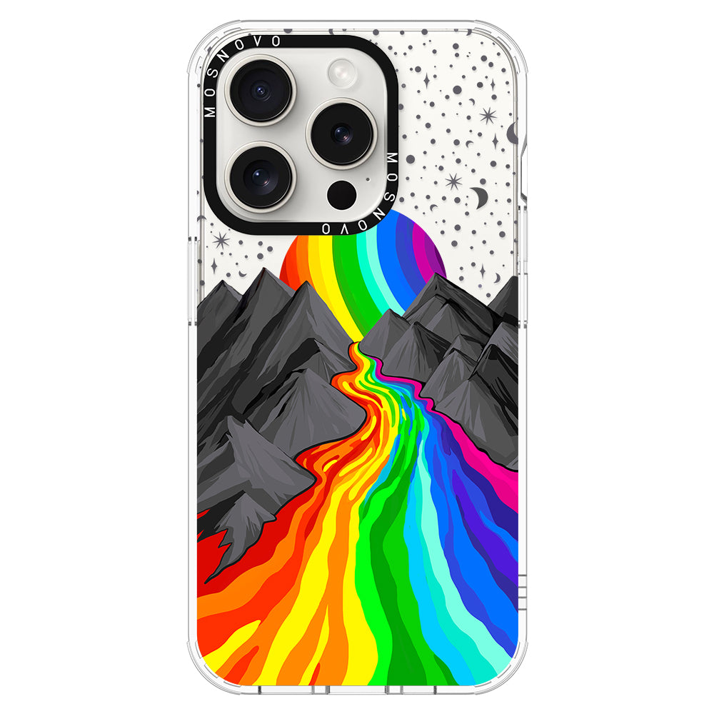 Rainbow Landscape Phone Case - iPhone 16 Pro Max Case - MOSNOVO