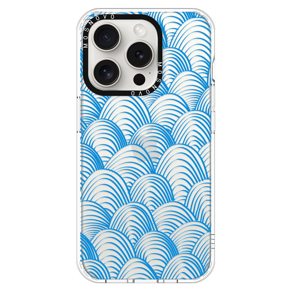 Wavy Wave Phone Case - iPhone 16 Pro Case - MOSNOVO