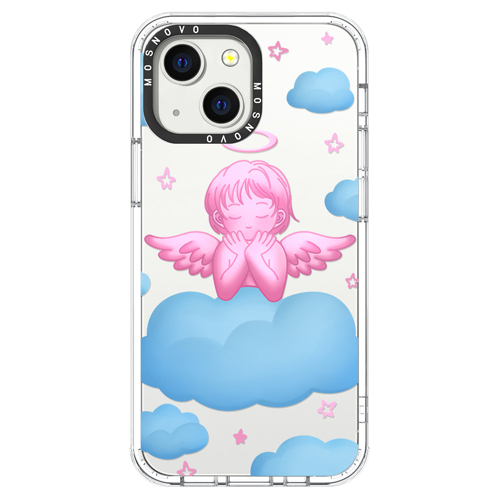 Pink Serenity Angel Phone Case - iPhone 13 Mini Case