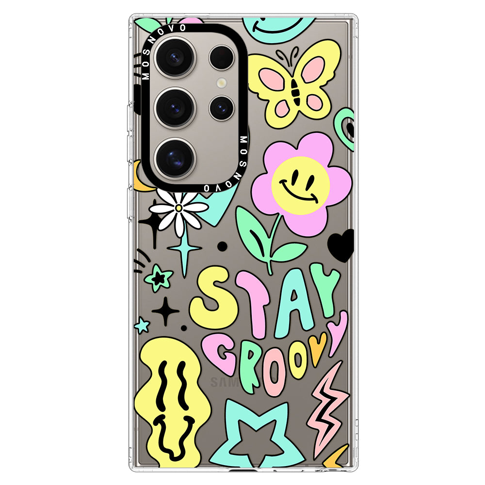 Stay Groovy Phone Case - Samsung Galaxy S24 Ultra Case