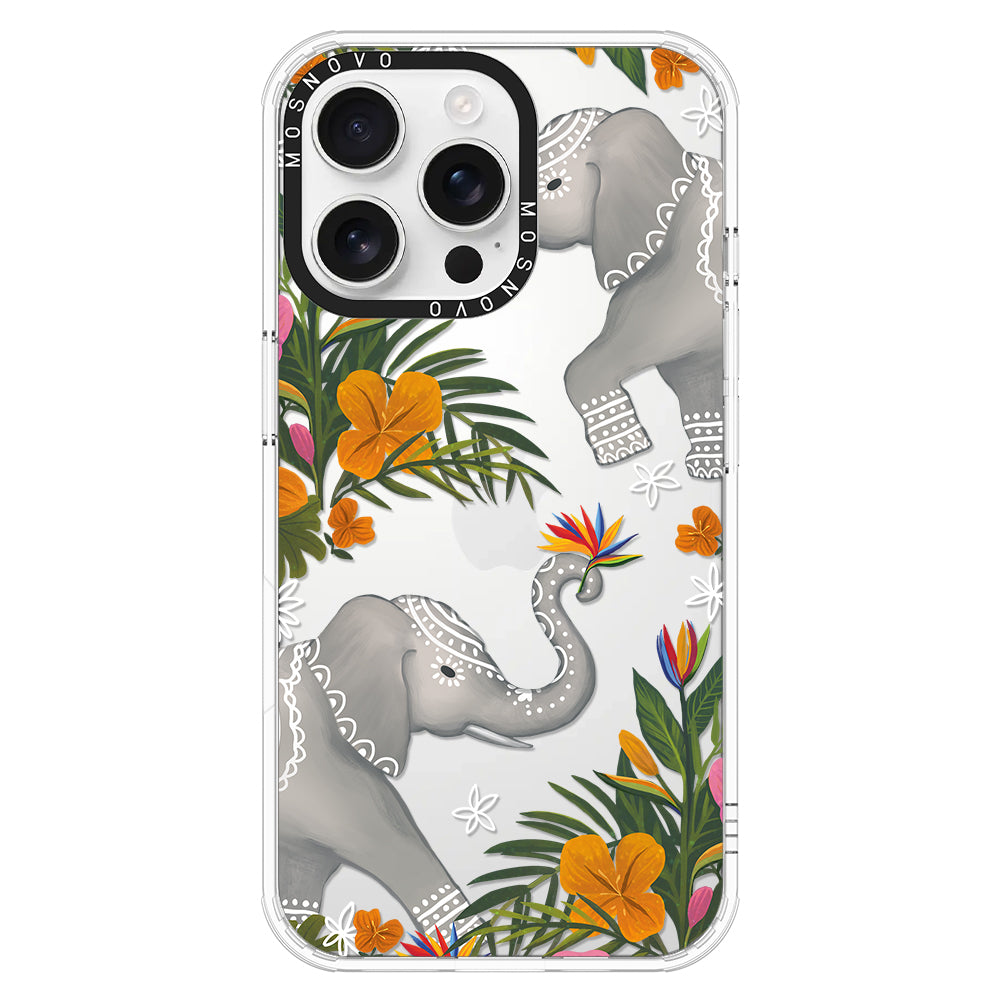 Elephant Phone Case - iPhone 16 Pro Max Case - MOSNOVO