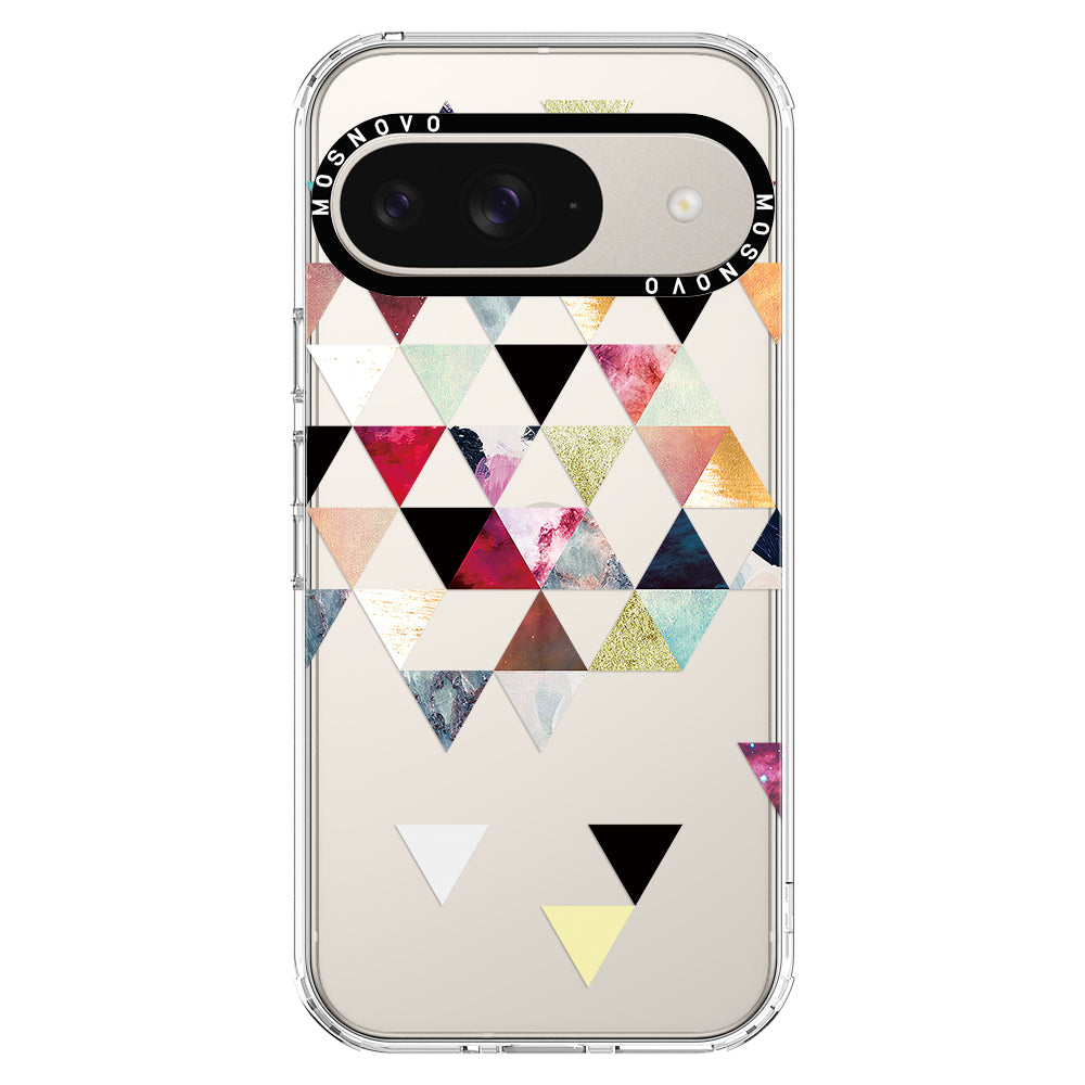 Triangles Stone Marble Phone Case - Google Pixel 9 Case