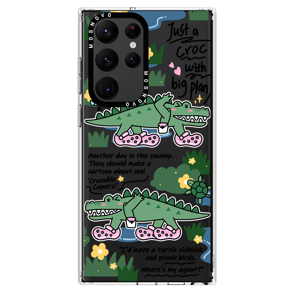 Croc with Big Plan Phone Case - Samsung Galaxy S22 Ultra Case