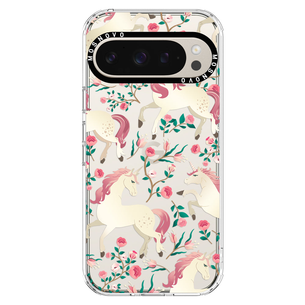 Unicorn Flower Garden Phone Case - Google Pixel 9 Pro XL Case