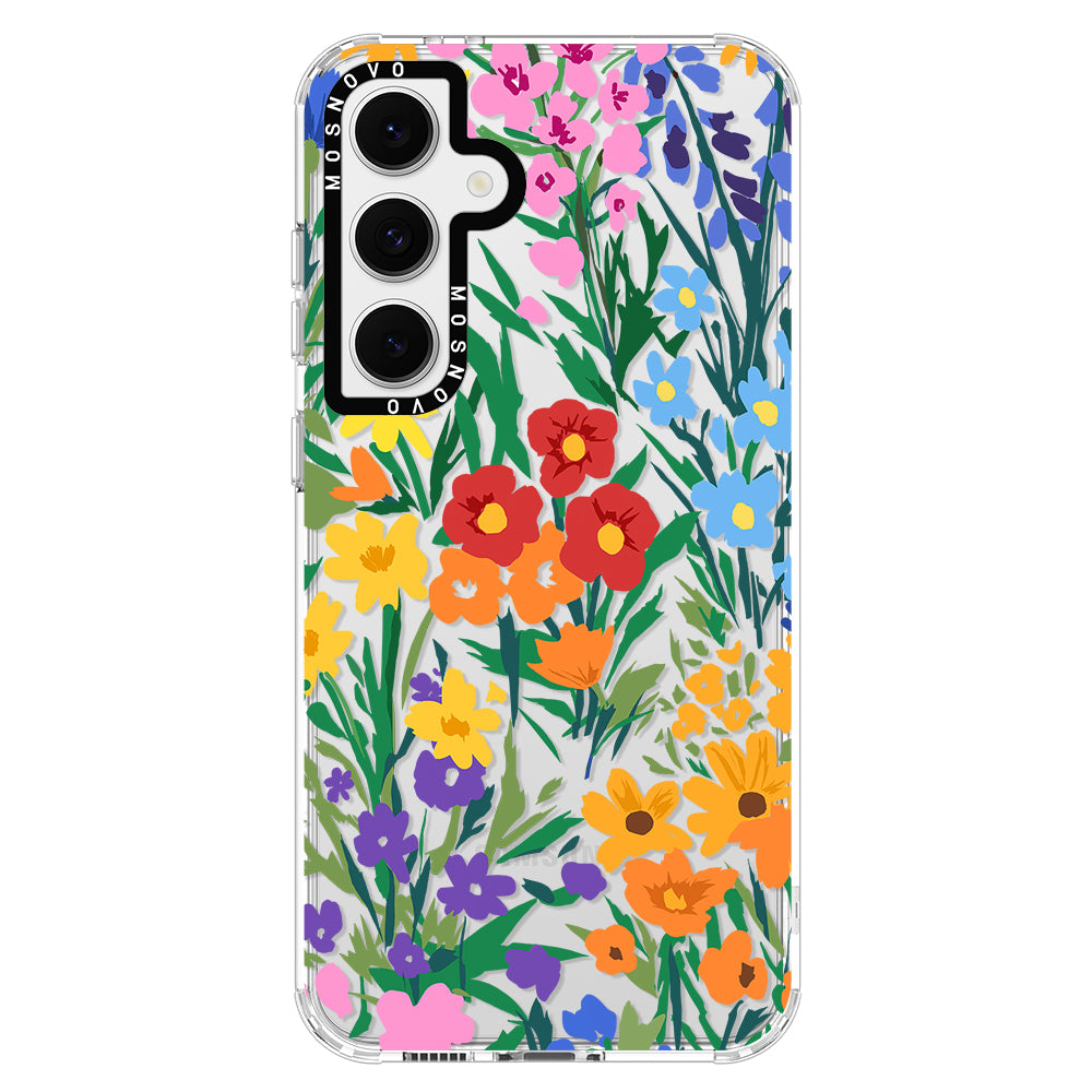 Spring Botanical Flower Floral Phone Case - Samsung Galaxy S24 FE Case - MOSNOVO