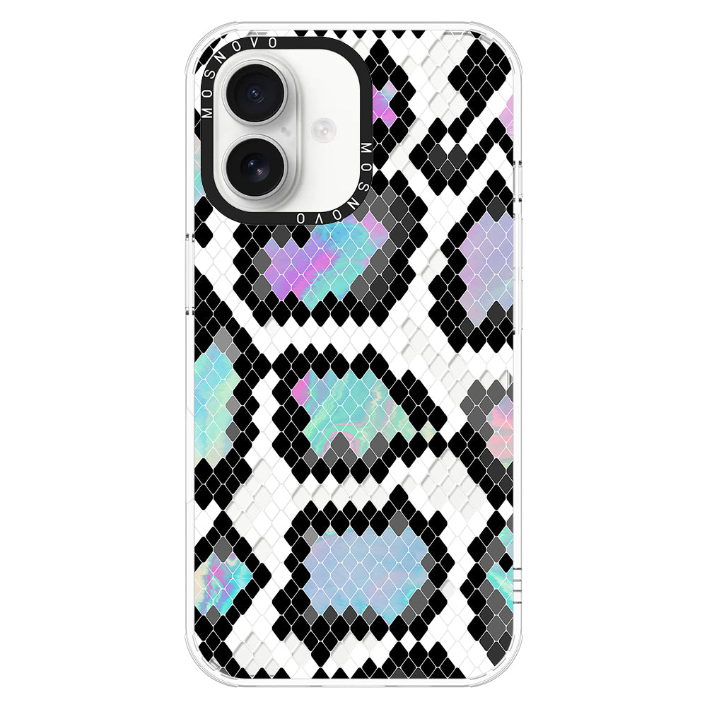 Aurora Snake Print Phone Case - iPhone 16 Plus Case - MOSNOVO