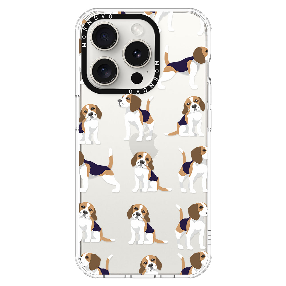 Cute Beagles Phone Case - iPhone 16 Pro Max Case - MOSNOVO