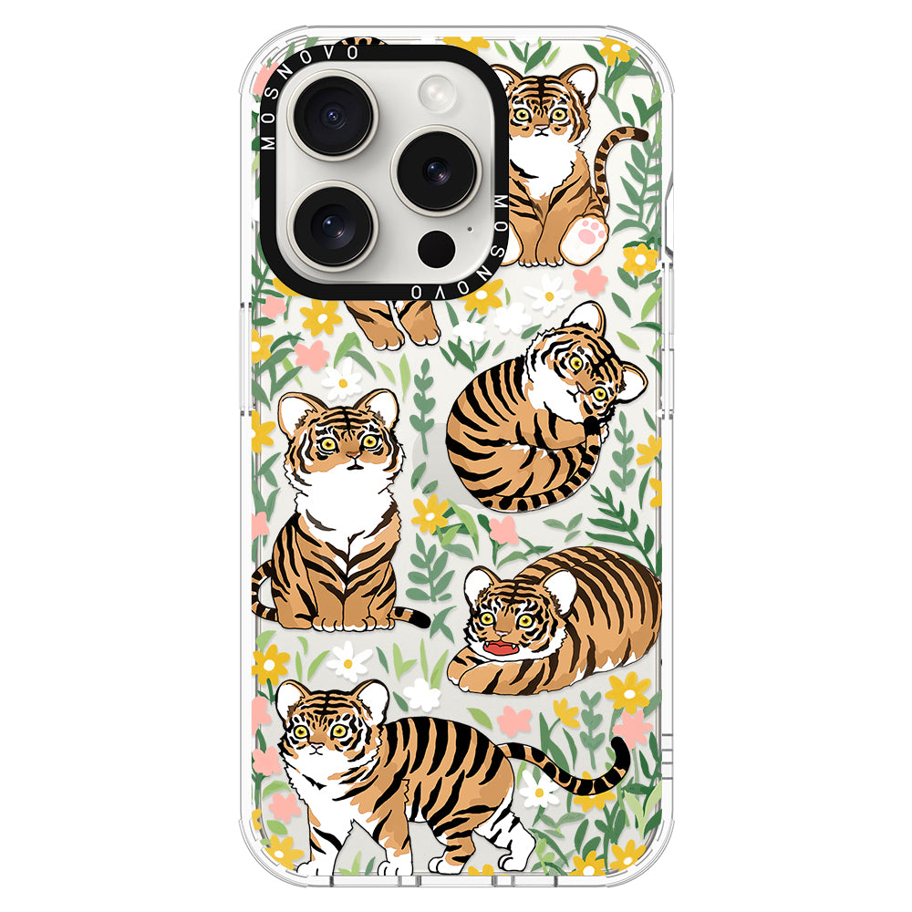 Cute Tiger Phone Case - iPhone 16 Pro Case - MOSNOVO