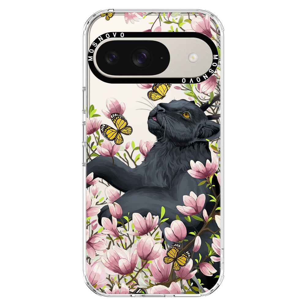 Black Panther Garden Phone Case - Google Pixel 9 Case