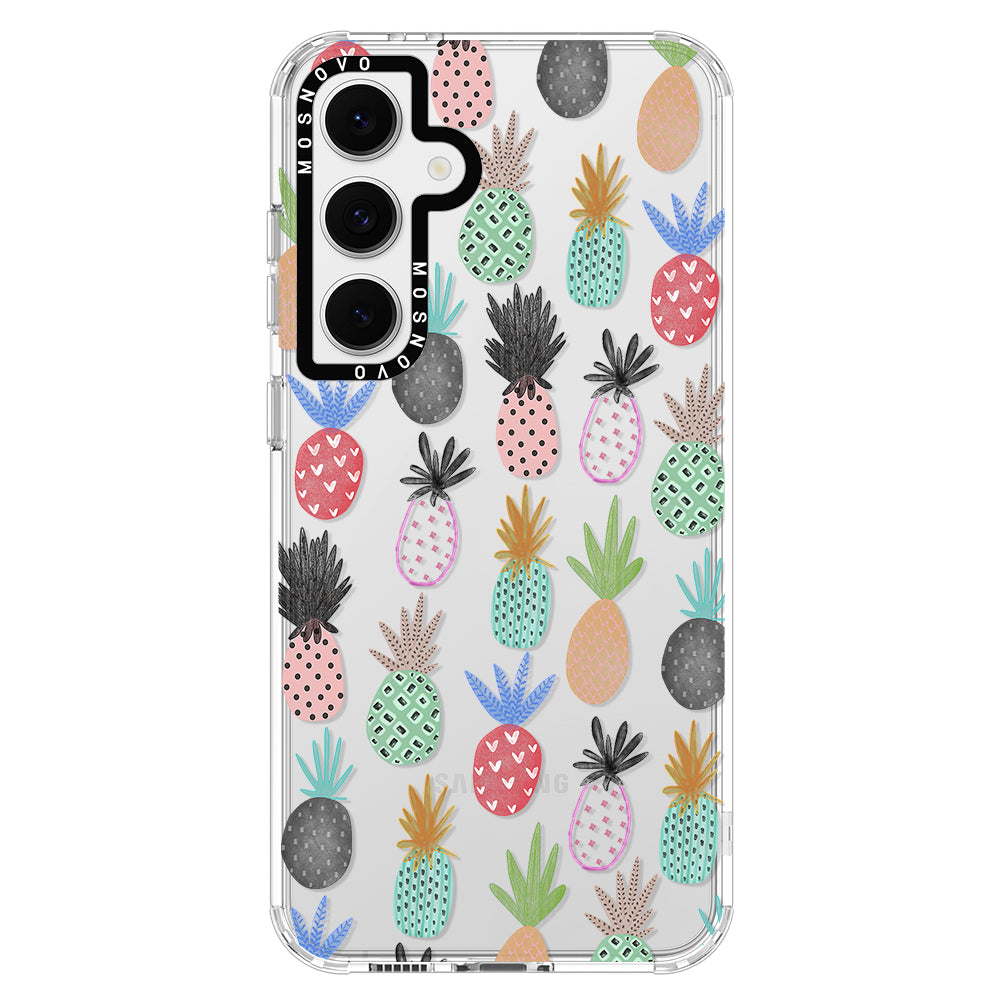 Cute PinePhone Case - Samsung Galaxy S24 FE Case - MOSNOVO